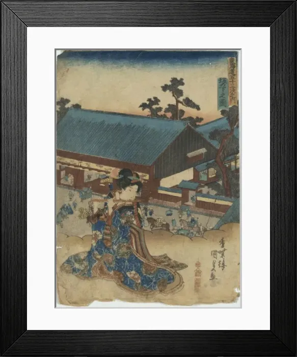 Framed Print : View of Sakanoshita Framed Print : View of Sakanoshita