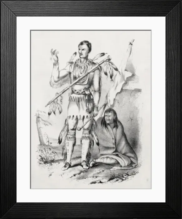 Framed Print : Red-Bird, a Winnebago Framed Print : Red-Bird, a Winnebago