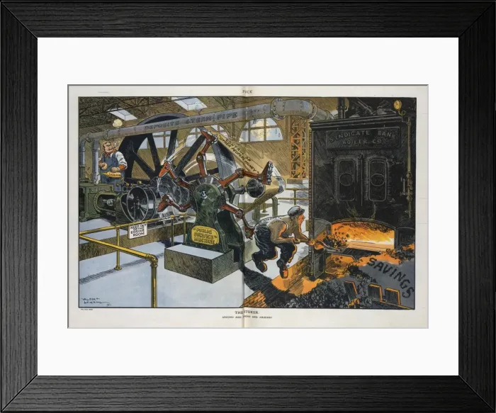 Framed Print : The stoker Framed Print : The stoker