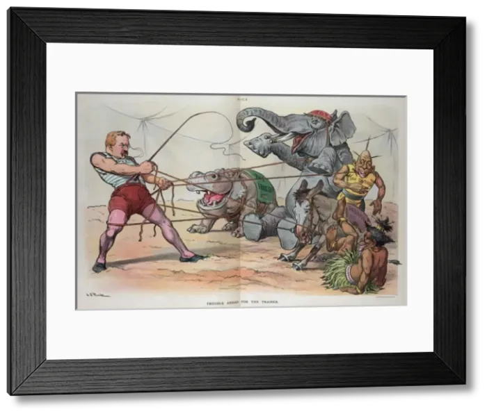 Framed Print : Trouble ahead for the trainer Framed Print : Trouble ahead for the trainer