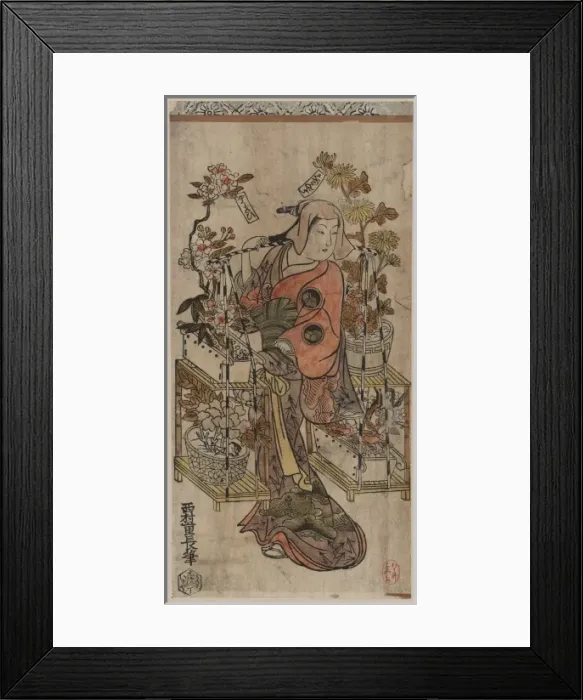 Framed Print : Flower vendor Framed Print : Flower vendor