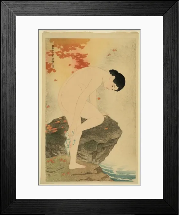 Framed Print : The fragrance of a bath Framed Print : The fragrance of a bath