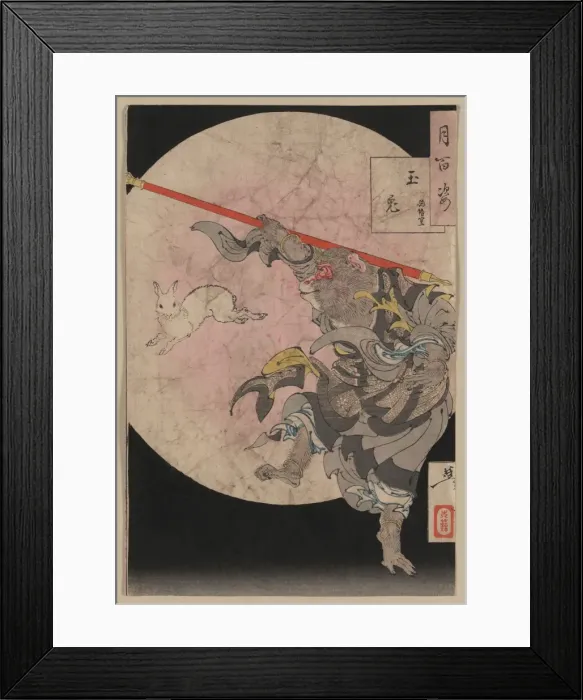 Framed Print : Songoku and jewel hare Framed Print : Songoku and jewel hare