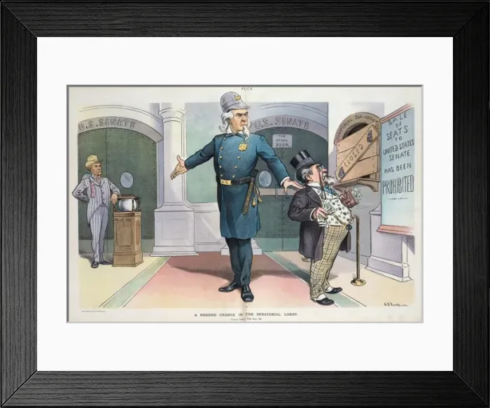 Framed Print : A needed change in the Senatorial lobby Framed Print : A needed change in the Senatorial lobby
