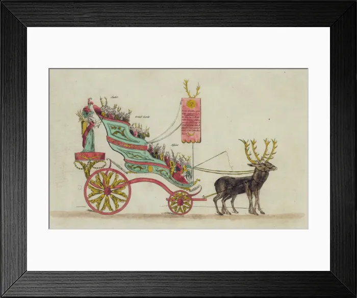 Framed Print : 3 orders proceeding to Versailles, May 1789 Framed Print : 3 orders proceeding to Versailles, May 1789