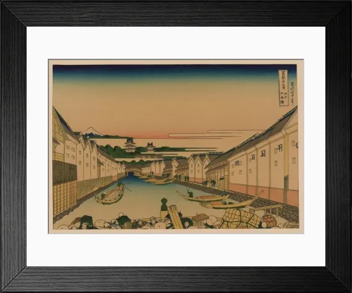 Framed Print : Edo nihonbashi Framed Print : Edo nihonbashi