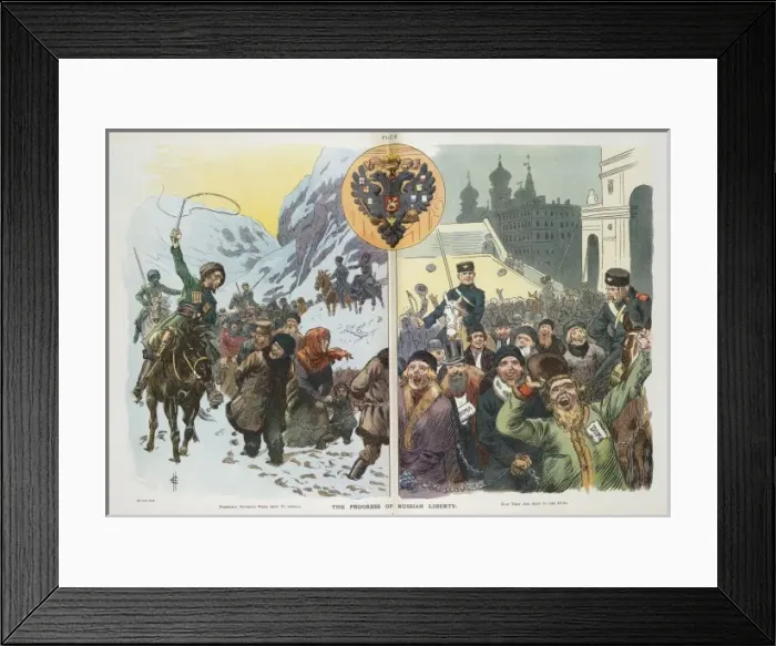 Framed Print : The progress of Russian liberty Framed Print : The progress of Russian liberty