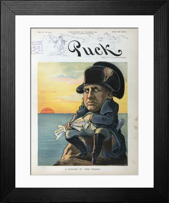 Framed Print : A Napoleon of high finance Framed Print : A Napoleon of high finance