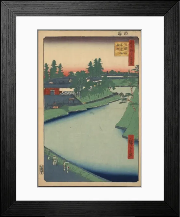 Framed Print : Benkei moat from Soto-Sakurada to Kojimachi Benkei moat from Framed Print : Benkei moat from Soto-Sakurada to Kojimachi Benkei moat from