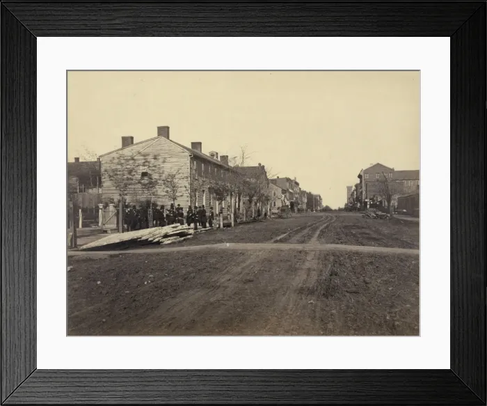 Framed Print : Former residence of President Lincoln, birthplace of Robt. L Framed Print : Former residence of President Lincoln, birthplace of Robt. L