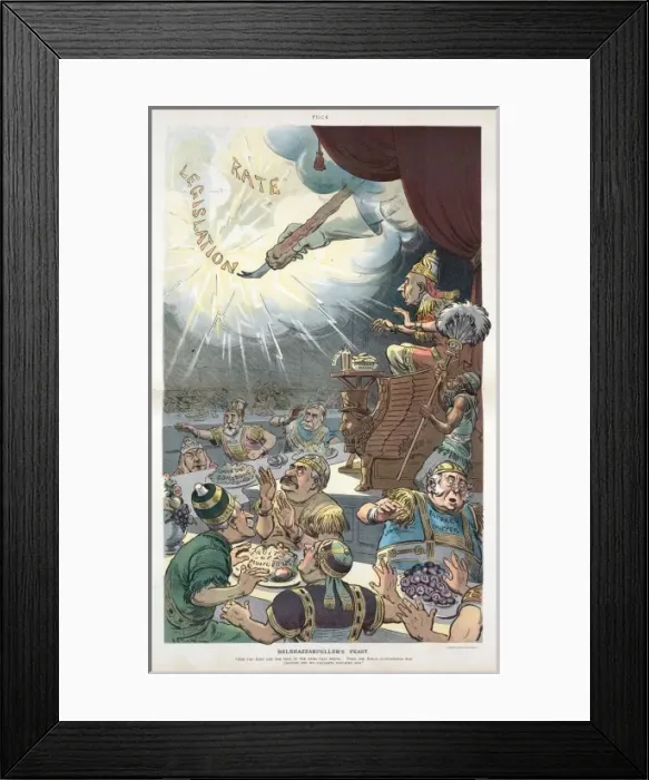 Framed Print : Belshazzarfellers feast Framed Print : Belshazzarfellers feast
