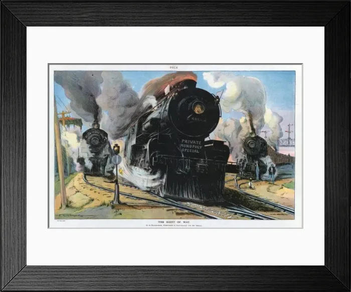 Framed Print : The right of way Framed Print : The right of way