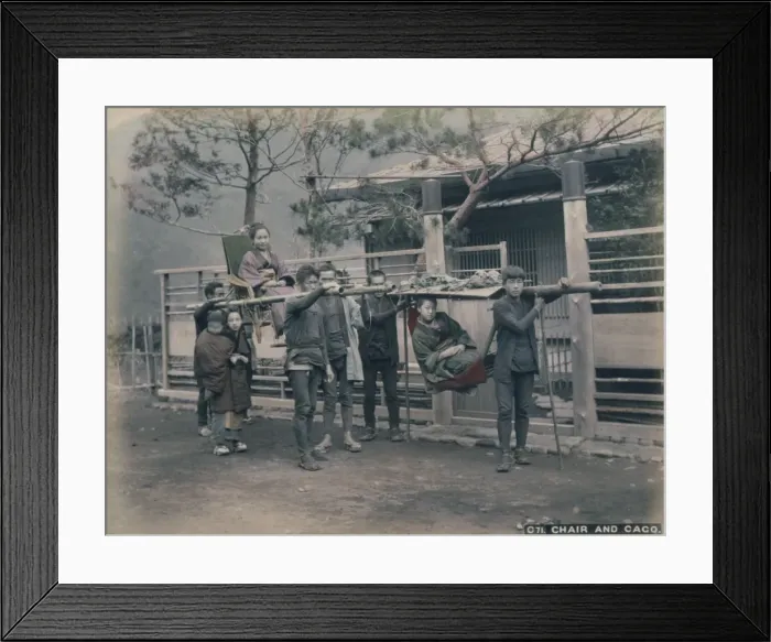Framed Print : Chair and cago Framed Print : Chair and cago