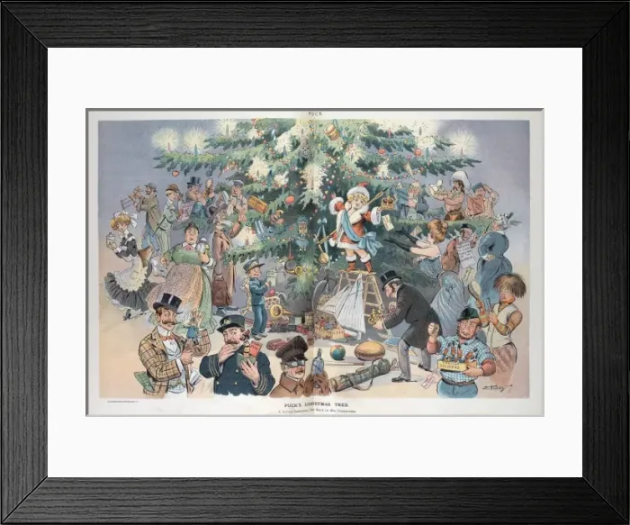 Framed Print : Pucks Christmas tree Framed Print : Pucks Christmas tree