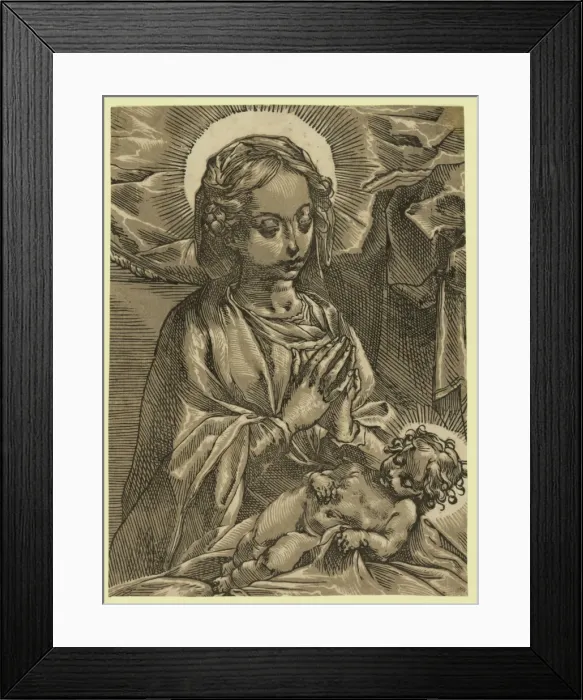 Framed Print : The Blessed Virgin Framed Print : The Blessed Virgin