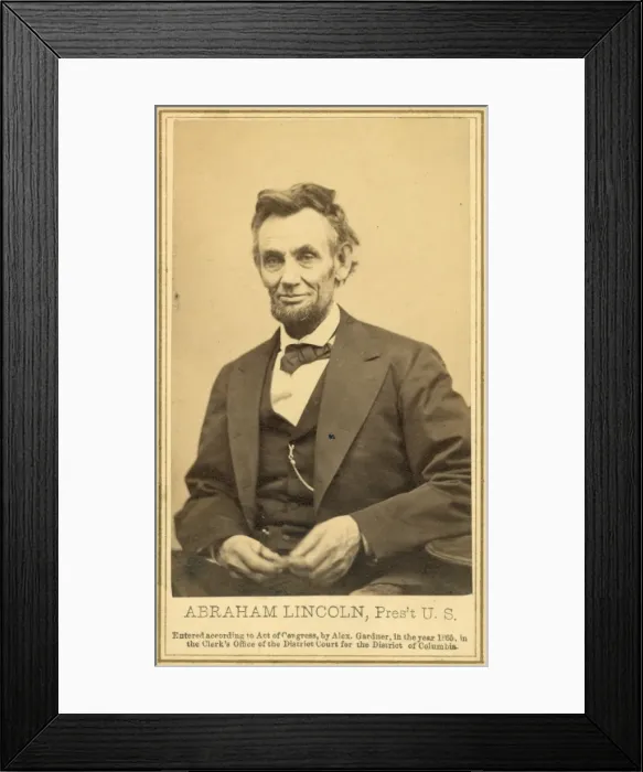 Framed Print : Abraham Lincoln, Pres t U. S Framed Print : Abraham Lincoln, Pres t U. S
