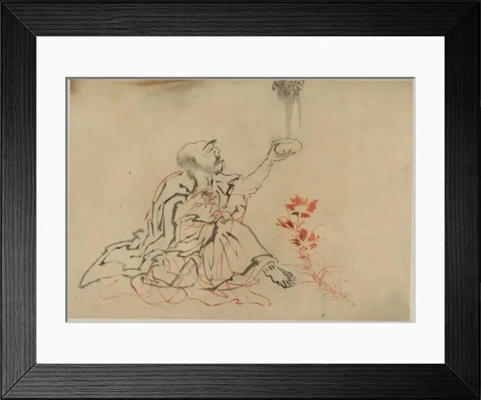 Framed Print : Handaka Sonja one of the sixteen rakan or arhats Framed Print : Handaka Sonja one of the sixteen rakan or arhats