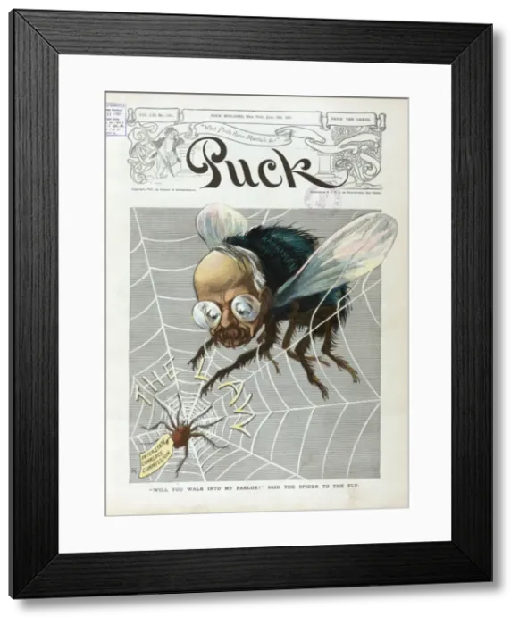 Framed Print : Will you walk into my parlor? said the spider to the fly Framed Print : Will you walk into my parlor? said the spider to the fly