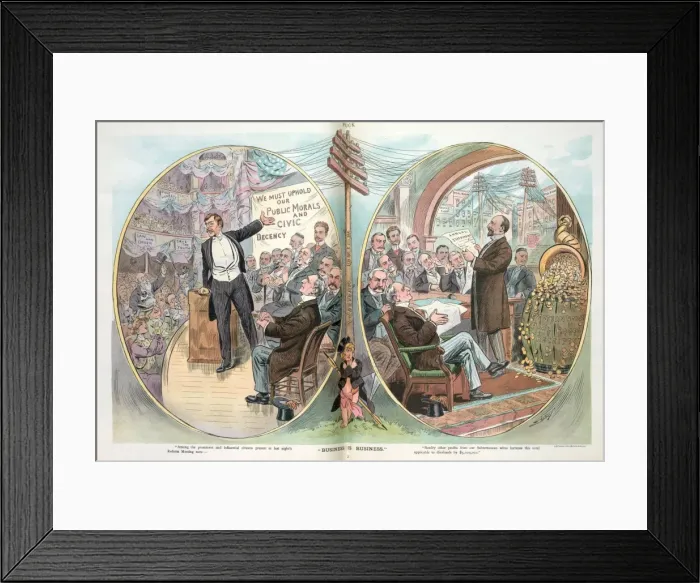 Framed Print : Business is business Framed Print : Business is business