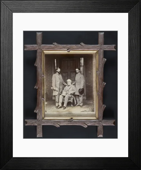 Framed Print : Gen l. Robt. E. Lee and staff Framed Print : Gen l. Robt. E. Lee and staff