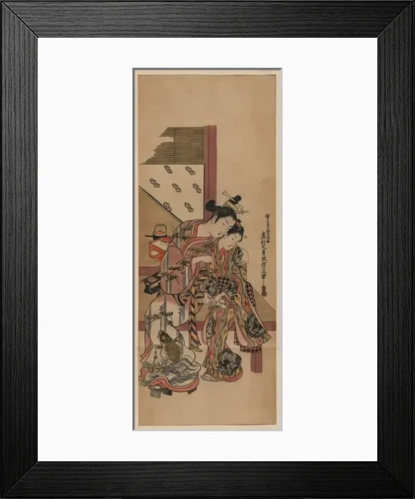 Framed Print : Two girls whispering Framed Print : Two girls whispering