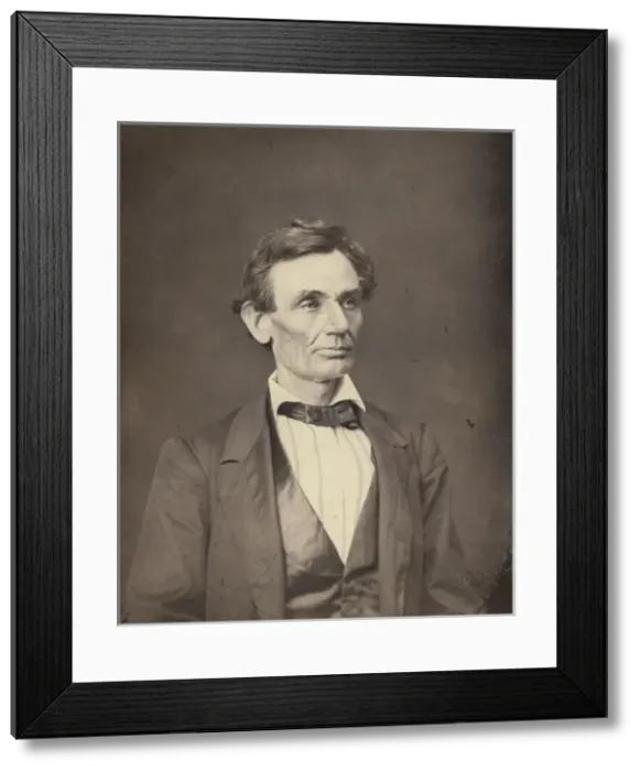 Framed Print : Abraham Lincoln, presidential candidate, head-and-shoulders Framed Print : Abraham Lincoln, presidential candidate, head-and-shoulders