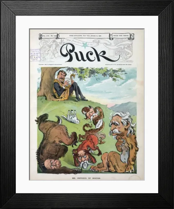 Framed Print : Mr. Orpheus of Boston Framed Print : Mr. Orpheus of Boston
