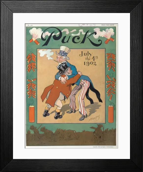 Framed Print : July the 4th 1902 Framed Print : July the 4th 1902