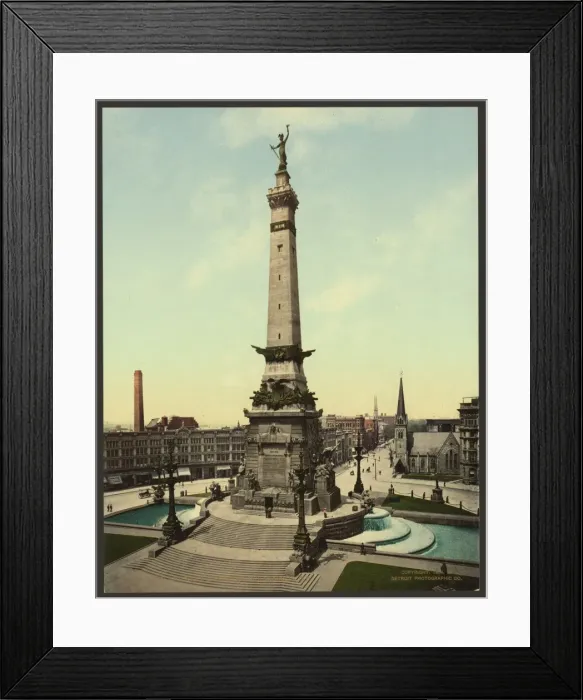 Framed Print : Army and Navy monument, Indianapolis, Ind Framed Print : Army and Navy monument, Indianapolis, Ind