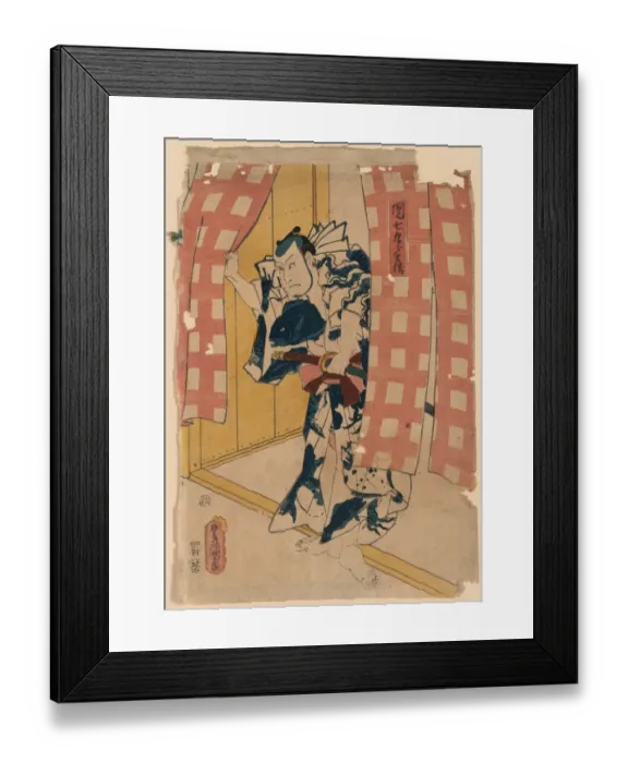 Framed Print : An actor in the role of Danshichi Kurobei Framed Print : An actor in the role of Danshichi Kurobei
