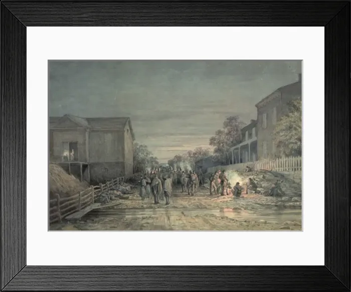Framed Print : Sketches with the Co. B 8th Reg. Pa. Ma. i. e. militia unde Framed Print : Sketches with the Co. B 8th Reg. Pa. Ma. i. e. militia unde