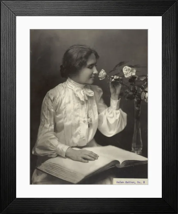 Framed Print : Helen Keller, no. 8 Framed Print : Helen Keller, no. 8