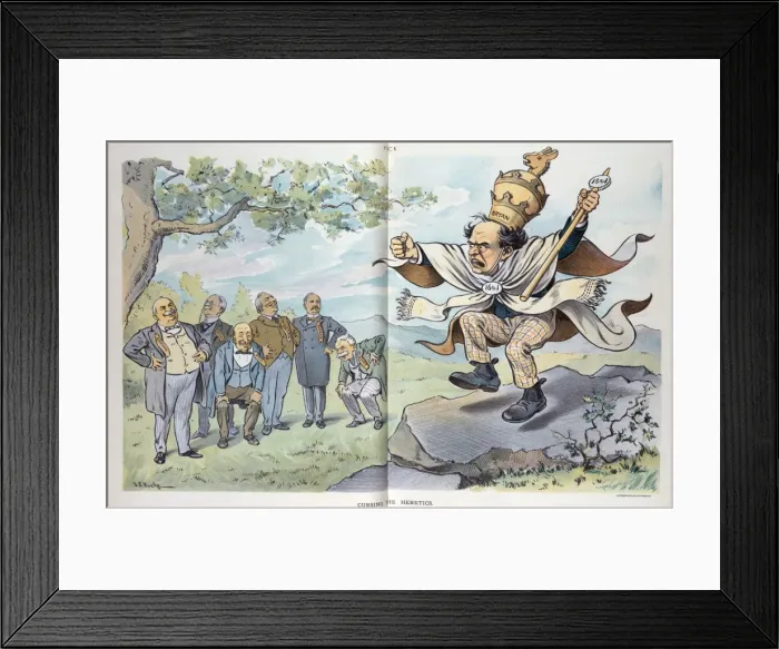 Framed Print : Cursing the heretics Framed Print : Cursing the heretics