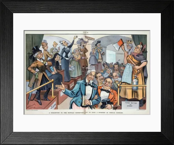 Framed Print : A suggestion to the Buffalo Exposition; - Let us have a cham Framed Print : A suggestion to the Buffalo Exposition; - Let us have a cham