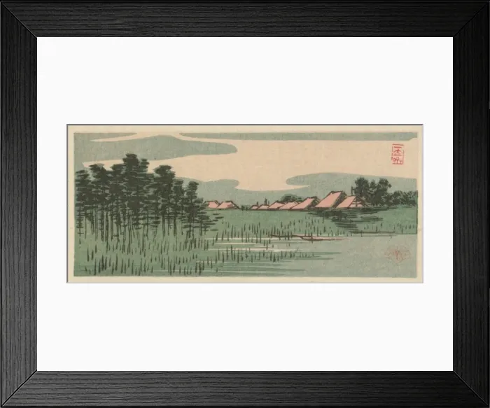Framed Print : Fukeiga Fuokeiga Framed Print : Fukeiga Fuokeiga