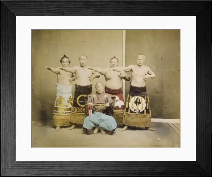 Framed Print : Sumo wrestlers Framed Print : Sumo wrestlers
