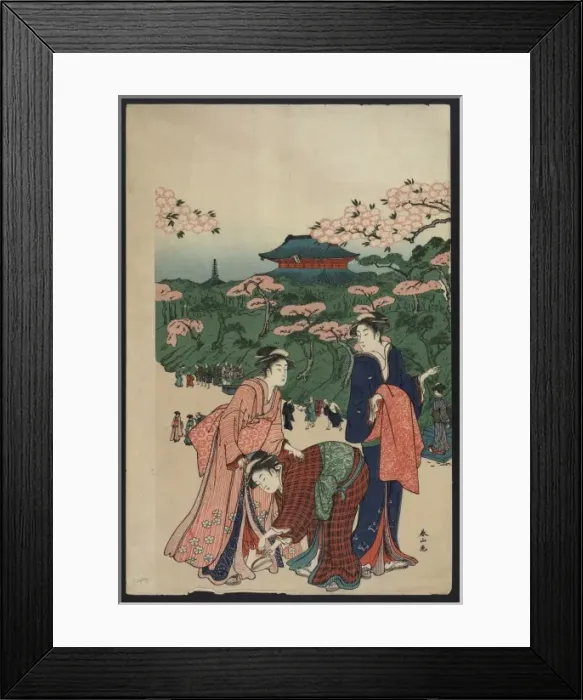 Framed Print : Viewing cherry blossoms at Ueno Framed Print : Viewing cherry blossoms at Ueno