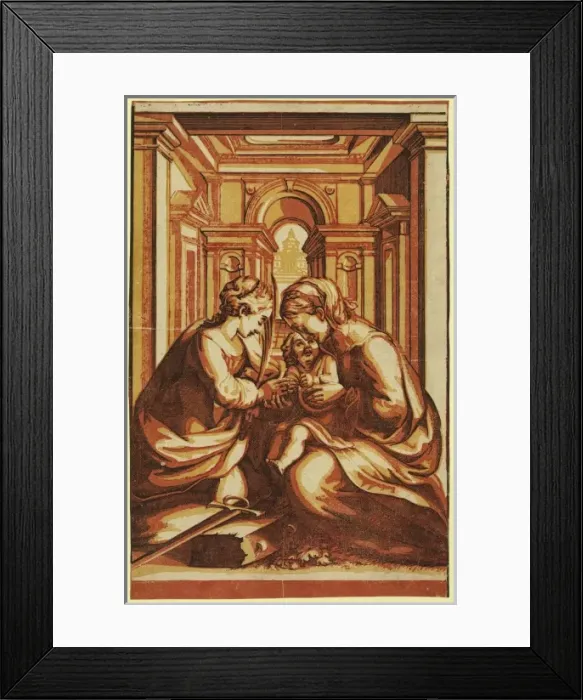 Framed Print : The marriage of St. Catherine Framed Print : The marriage of St. Catherine