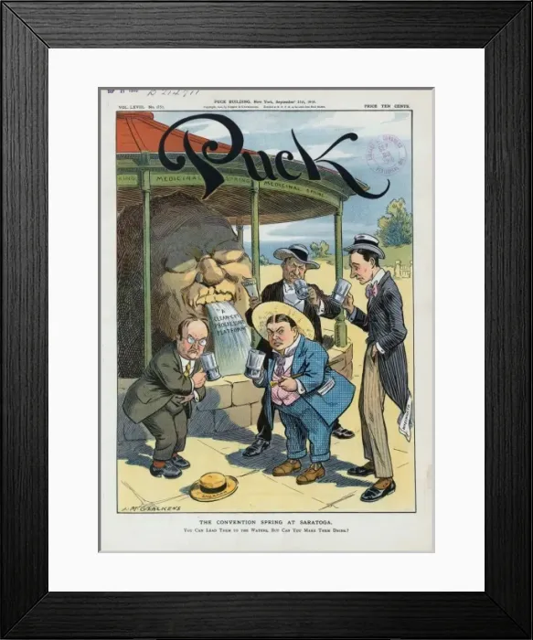 Framed Print : The convention spring at Saratoga Framed Print : The convention spring at Saratoga