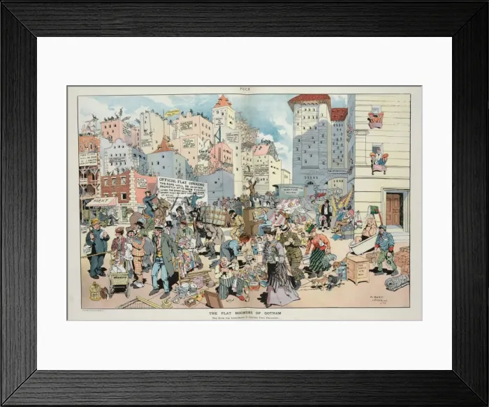 Framed Print : The flat boomers of Gotham Framed Print : The flat boomers of Gotham