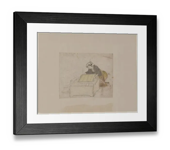 Framed Print : Making paper Framed Print : Making paper