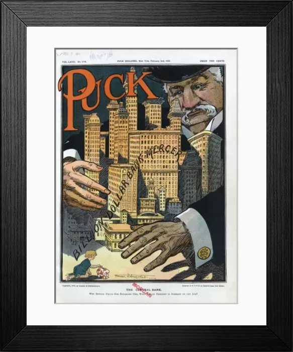 Framed Print : The central bank Framed Print : The central bank