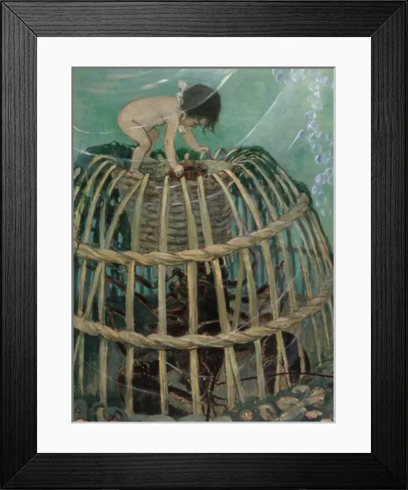 Framed Print : Tom reached and clawed down the hole after him Framed Print : Tom reached and clawed down the hole after him
