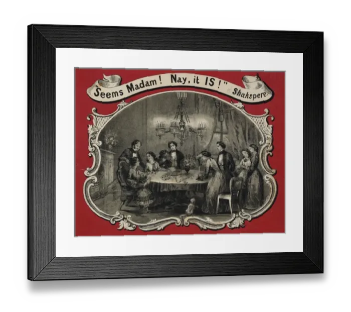 Framed Print : Seems Madam! Nay, it is! Shakspere sic Framed Print : Seems Madam! Nay, it is! Shakspere sic