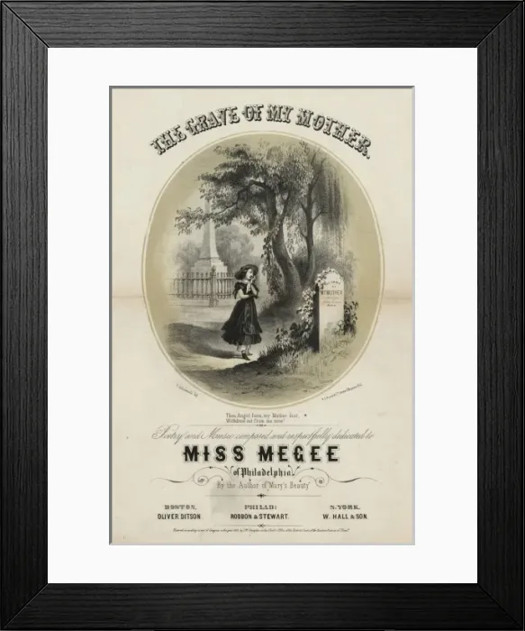 Framed Print : The grave of my mother Poetry and music composed and respect Framed Print : The grave of my mother Poetry and music composed and respect