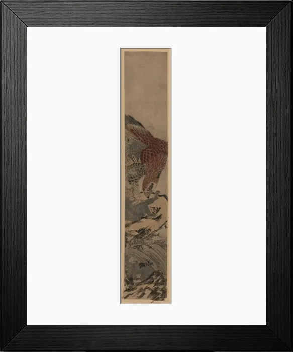 Framed Print : Eagle attacking a monkey Framed Print : Eagle attacking a monkey
