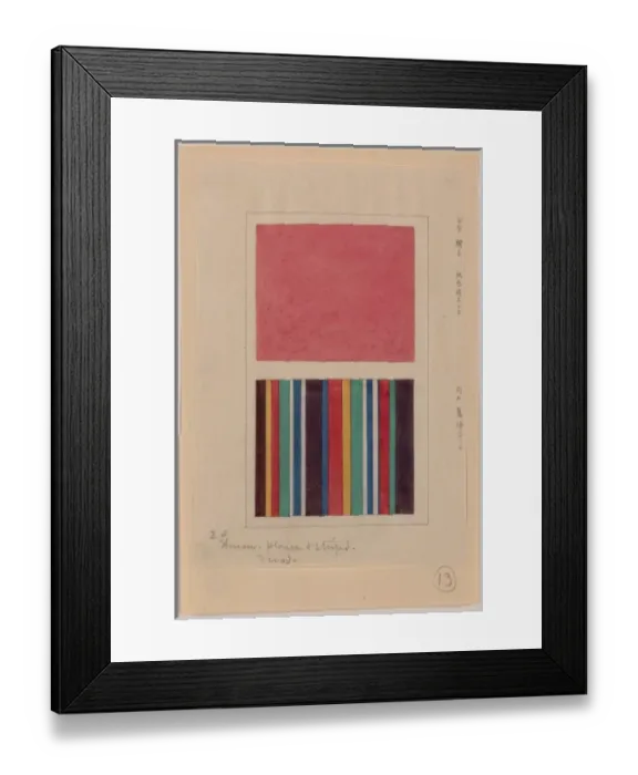 Framed Print : Momoiro shusu (pink satin) Shima shusu (striped satin) Framed Print : Momoiro shusu (pink satin) Shima shusu (striped satin)
