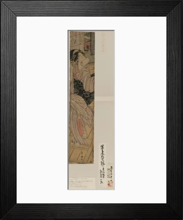 Framed Print : Beauty descending stairs Framed Print : Beauty descending stairs