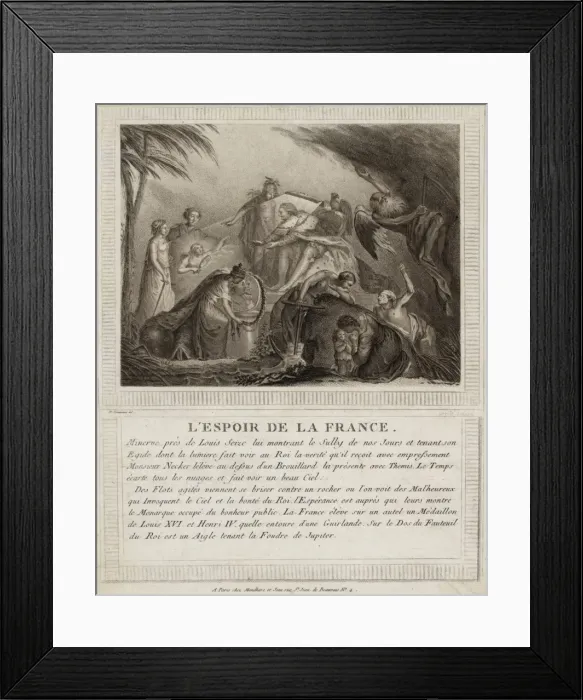 Framed Print : L espoir de la France Framed Print : L espoir de la France