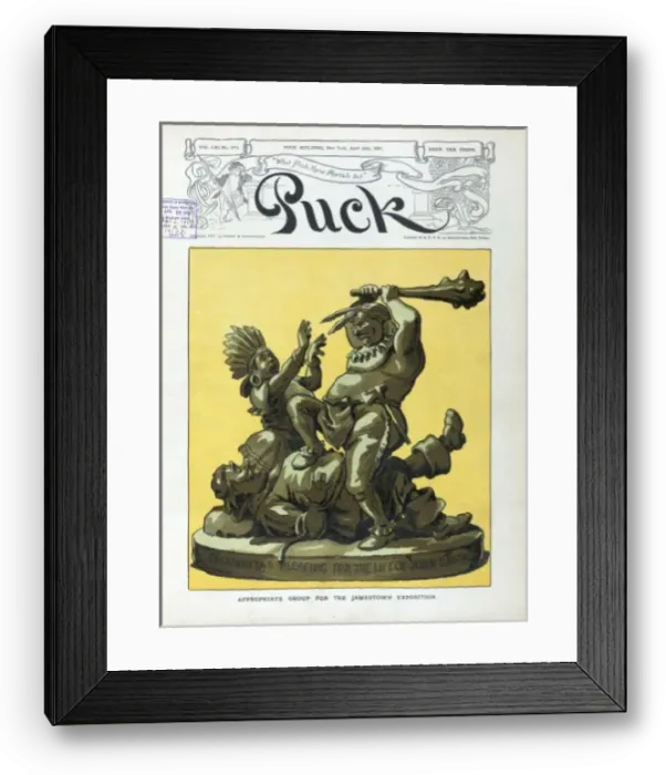 Framed Print : Appropriate group for the Jamestown exposition
